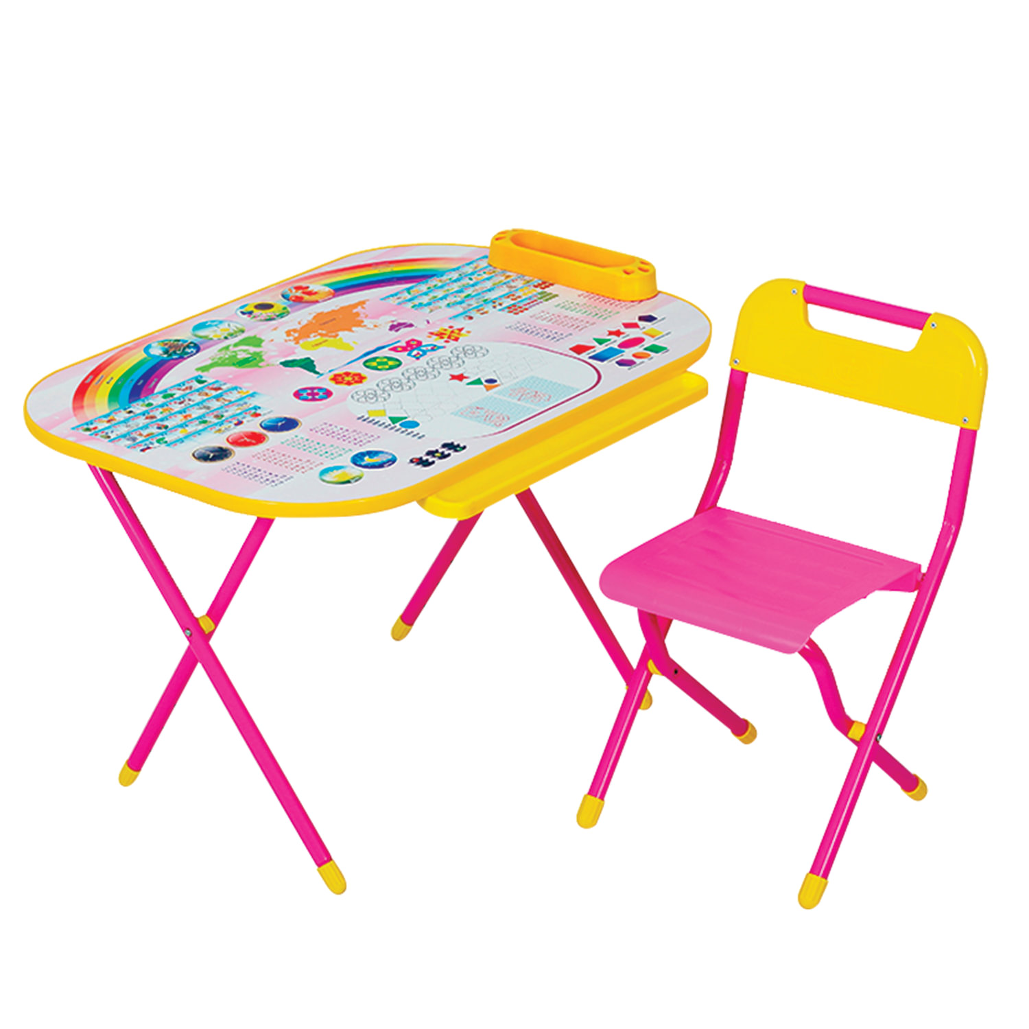 столик детский со стулом складной