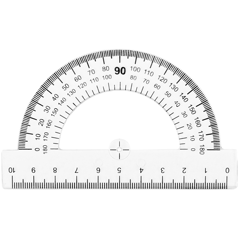 Транспортир школьный картинка