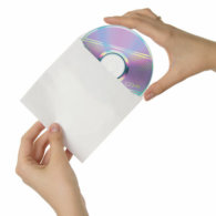 Конверты для CD/DVD (125х125 мм) с окном