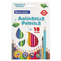 Карандаши цветные акварельные BRAUBERG PREMIUM AQUARELLE