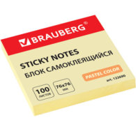 Блок самоклеящийся (стикеры) BRAUBERG