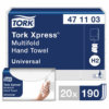 Полотенца бумажные (1 пачка 190 листов) TORK (H2) Universal
