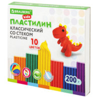 Пластилин классический BRAUBERG KIDS