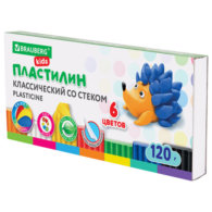 Пластилин классический BRAUBERG KIDS