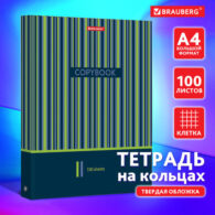 Тетрадь на кольцах БОЛЬШАЯ А4 (225х300 мм)