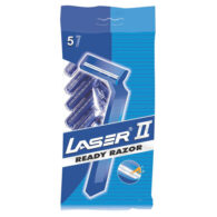 Бритвы одноразовые КОМПЛЕКТ 5 шт. LASER 2 (аналог Gillette 2)