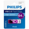 Флеш-диск 64GB PHILIPS VIVID