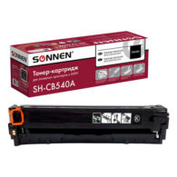 Картридж лазерный SONNEN (SH-CB540A) для HP CLJ CP1215/1515 ВЫСШЕЕ КАЧЕСТВО